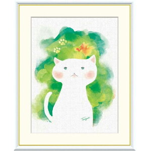 額絵 木下つぐみ ねこ f8・f6・f4サイズ 癒しの動物たち Tsugumi gk-a5-j3m002(p70) (J3-M002) (代引き不可) 現代アート インテリア