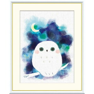 額絵 木下つぐみ ふくろう f8・f6・f4サイズ 癒しの動物たち Tsugumi gk-a5-j3m006(p71) (J3-M006) (代引き不可) 現代アート インテリア