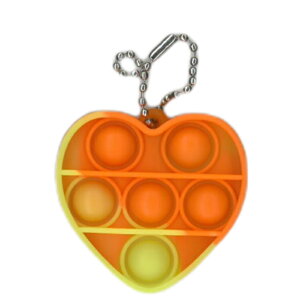 �L�b�Y �������� �v�b�V���|�b�v�L�[�z���_�[ �~�j �o�u�� �n�[�g3 pu-he-15 HEART ORANGE �I�����W�n