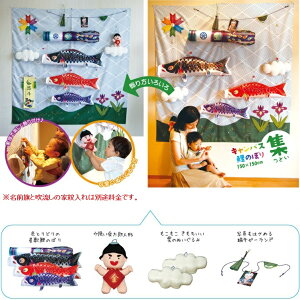 徳永 鯉のぼり 室内用 キャンバス鯉のぼり 集(つどい) 80cm鯉3匹星歌スパンコール 日本の伝統文化 こいのぼり