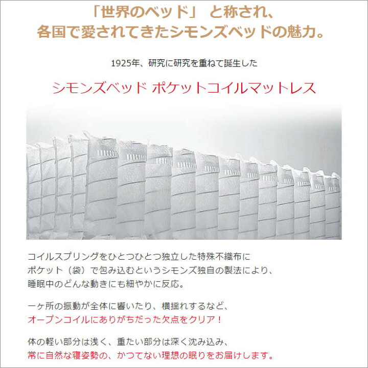 楽天市場】シモンズ ダブルクッション ゴールデンバリュー ピロー 