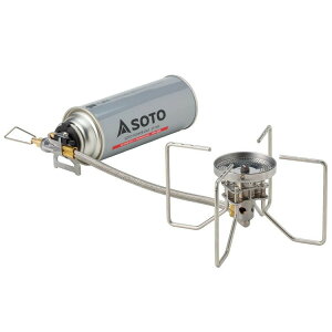 レギュレーターストーブ フュージョン ST-330アウトドア キャンプ SOTO BBQ ストーブ バーナー 軽量 コンパクト 耐風 キャンプご飯 【B】