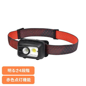 �w�b�h���C�g �� ���C�g �d�r�� LED �ő�210lm IPX4 ��ڐG���Z���T�[�X�C�b�`���� �h�� �ЊQ ��d�΍� �ʔ� �P�l�d�r 3�{ �w�b�h�����v �o�R �ނ� ��� ���[�N���C�g �L�����v LED�w�b�h���C�g DOP