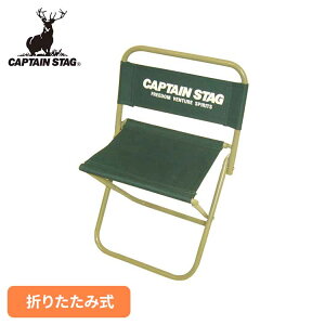 キャプテンスタッグ アウトドアチェア 折りたたみ椅子 レジャーチェア 中 グリーン M-3878チェア 椅子 折りたたみ キャンプ アウトドア レジャー コンパクト 持ち運び 便利 軽量 パール金属