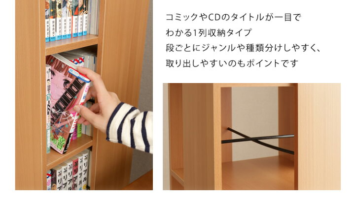 楽天市場 本棚 スリム おしゃれ 回転 大容量 7段 回転コミックラック Cr 度 薄型 書棚 コミックラック 回転 ラック 漫画 収納 木目 北欧 一人暮らし おすすめ D Pc1106 快適住まいライフ