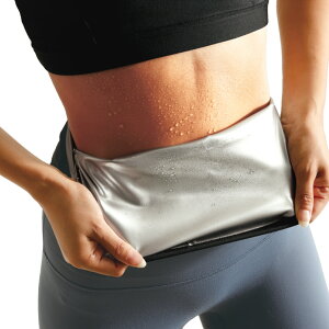 サウナベルト 発汗 加圧ベルト ウエスト引き締め 薄型 軽量 伸縮性 通気性 男女兼用 お腹周りケア 運動 家事 トレーニング M Lサイズ TPUコーティング ナイロン素材 ブラック メンズ レディー