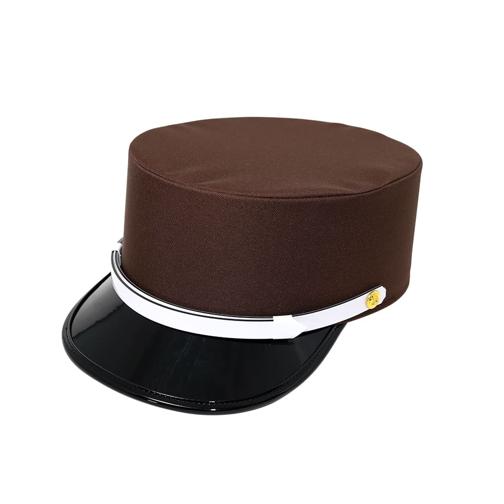 警備服、警備用品、警備員、レインコート、ワッペン G-best（警備用品）【S442】ドゴール帽 茶
