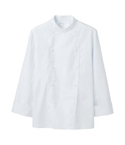 コックコート 白衣 長袖男女兼用 厨房夏向け 薄手コックコート業務用
