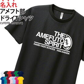【最大1200円OFFクーポン！楽天スーパーSALE】ドライTシャツ Tシャツ アメフト クラブ 部活 サークル チーム ユニフォーム トレーニングウェア 練習着 移動着 卒業記念品 入学 入部 卒部 ドライ メッシュ 薄手 速乾 吸収 UVカット ポ