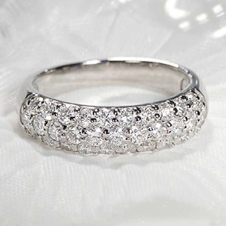 Pt900【1.00ct】ダイヤモンド パヴェ リング【送料無料】ダイヤモンド パヴェ おすすめ ジュエリー 指輪 可愛い プラチナ リング 人気 1カラット 1.0ct おしゃれ 甲丸 豪華 品質保証書 新作 プレゼント 代引手数料無料 ラッピング無料 Velvets 華やか1カラット ダイヤモンドパヴェリング Pt900 ダイヤモンド パヴェリング プラチナ ダイヤリング レディース 指輪 人気 ギフト 誕生日 プレゼント おしゃれ パヴェ エタニティ 1ct 豪華 ゴージャス 甲丸 pave 安い セール 特価 ブライダル