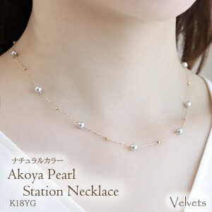 ネックレス ステーションネックレス パール k18」の人気商品一覧 