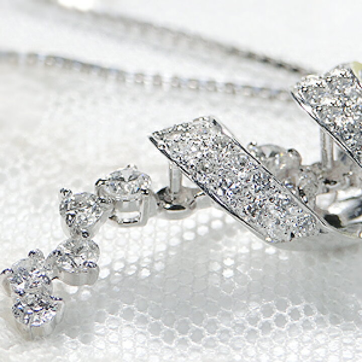 楽天市場】Pt900【3.0ct】ダイヤモンド ペンダント【送料無料】パヴェ 