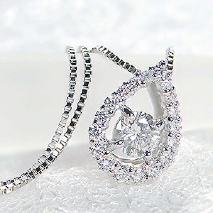 楽天市場】Pt900【0.34ct】ティアドロップ モチーフ ダイヤモンド  