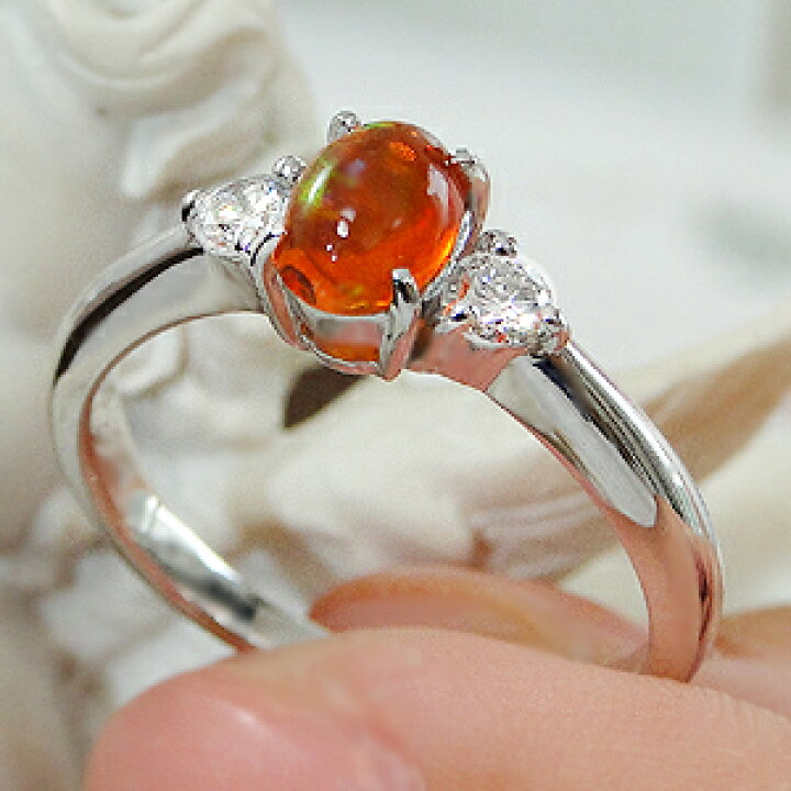 楽天市場】【限定1本】Pt900 極上 メキシコオパール & ダイヤモンド  