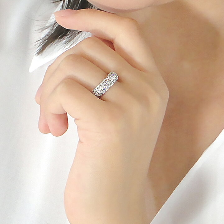 楽天市場】Pt900【1.00ct】ダイヤモンド パヴェ リング【送料無料 