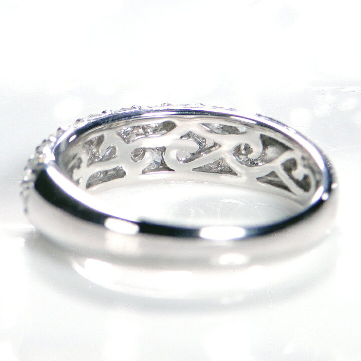 楽天市場】Pt900【1.00ct】ダイヤモンド パヴェ リング【送料無料  