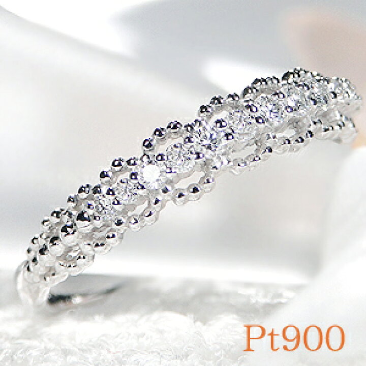 楽天市場】Pt900【0.17ct】ダイヤモンド エタニティ リング【送料無料  