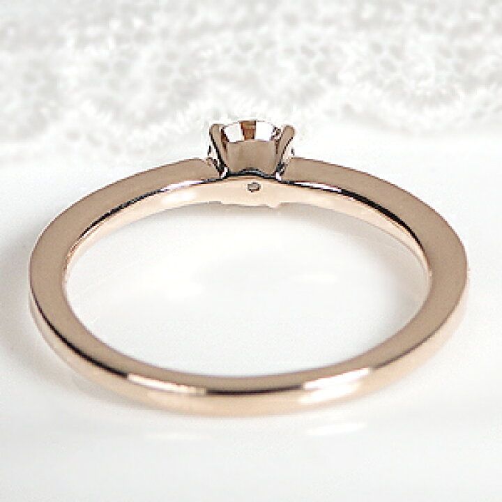 楽天市場】K18PG ブラウンダイヤモンド リング【送料無料】おすすめ  