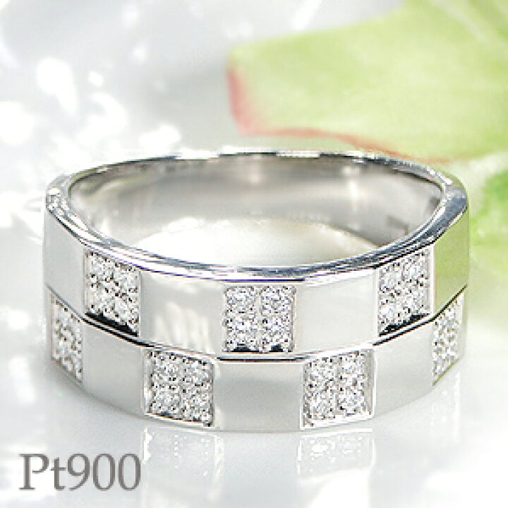 楽天市場】Pt900【0.25ct】ダイヤモンド リング【送料無料】幅広  