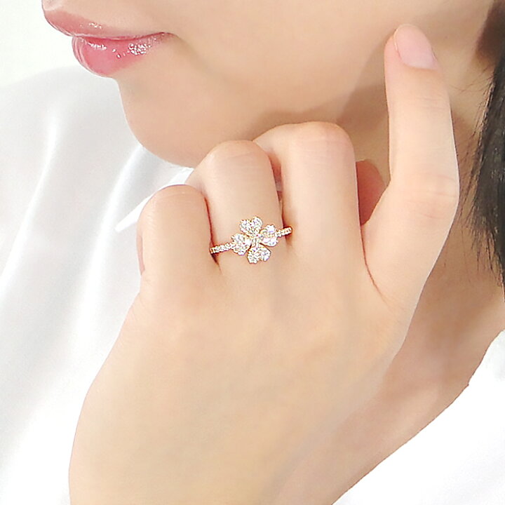 楽天市場】K18YG【0.60ct】ダイヤモンド フラワー モチーフ リング  