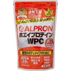 アルプロン（ALPRON）WPC プロテイン ストロベリー風味 (900g)