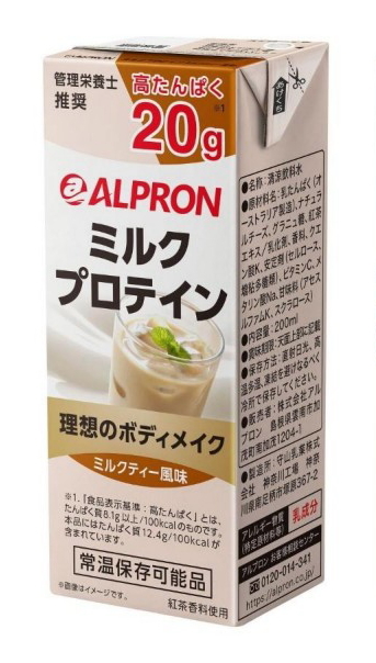 アルプロン  ミルクプロテイン  ミルクティー風味 (200ml×24本)