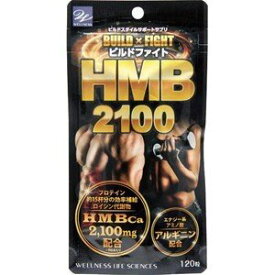 【ポスト投函送料無料・同梱代引き不可」】ビルドファイト HMB2100 120粒