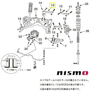 NISMO �y�j�X���z �T�X�y���V���������N�u���A���A�����N�Z�b�g�v �i�C���[�W�}���ԍ�13�j�X�J�C���C���@ER34 (2WD)�@��HICAS�t�Ԃ͕s�v