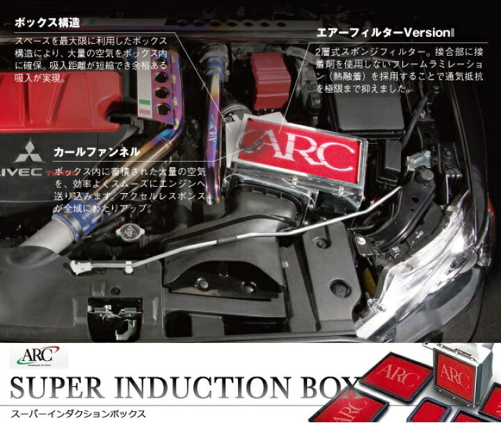 即納 ARC インダクションボックス 交換フィルター カプチーノ 防ご 