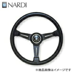 ナルディ(NARDI) クラッシックブラックレザー&ブラックスポーク