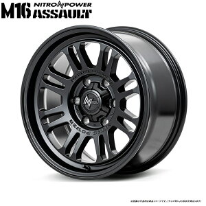 MID iCgp[ M16ATg 150n hN[U[vh '2009/9-p [4{Zbg] 17C` :8.0J 6H PCD 139.7 INSET +20 }JT[rX NITRO POWER M16 ASSAULT J[FZ~OXubN