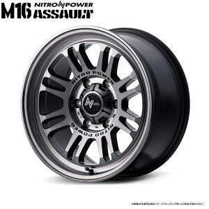 MID iCgp[ M16ATg 150n hN[U[vh '2009/9-p [4{Zbg] 17C` :8.0J 6H PCD 139.7 INSET +20 }JT[rX NITRO POWER M16 ASSAULT J[FXeB[NA