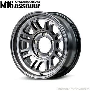MID iCgp[ M16ATg Wj[ VG JB74 [4{Zbg] 16C` :6.0J 5H PCD 139.7 INSET -5 }JT[rX NITRO POWER M16 ASSAULT J[FXeB[NA