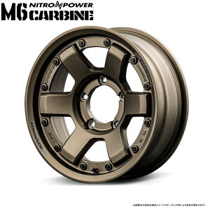 MID iCgp[ M6J[r Wj[ VG JB74 [4{Zbg] 16C` :6.0J 5H PCD 139.7 INSET -5 }JT[rX NITRO POWER M6 CARBINE J[F_[NuY