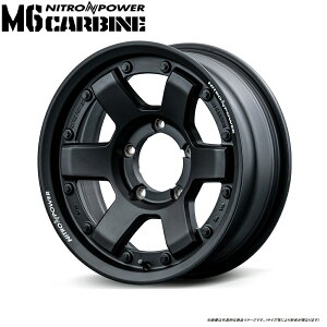 MID iCgp[ M6J[r Wj[ VG JB74 [4{Zbg] 16C` :6.0J 5H PCD 139.7 INSET -5 }JT[rX NITRO POWER M6 CARBINE J[FKubN