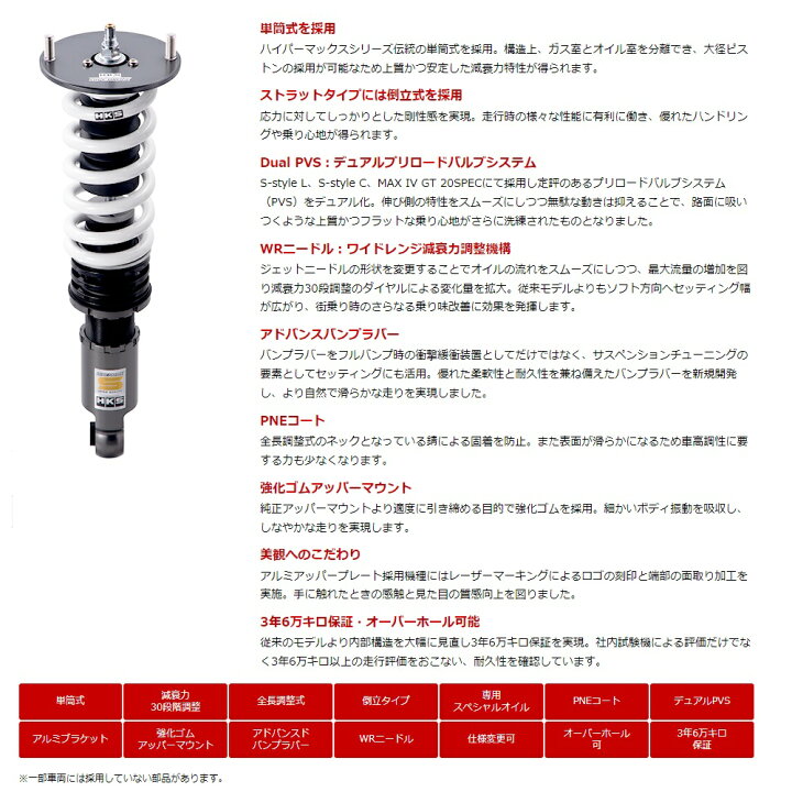 楽天市場】HKS ハイパーマックス S 車高調シビックタイプR FD2 K20A 07 