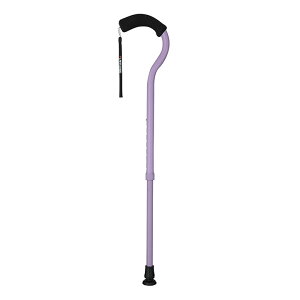 ● 介護用品 フジホーム フラミンゴN 伸縮 杖 ステッキ ラベンダー WB3885 Walking Stick Fuji Home WB3885 軽量 おしゃれ パステル ギフト