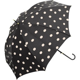 中谷 ランダムドット2 ブラック 713-045 傘 雨傘 ドット 水玉 おしゃれ かわいい 可愛い