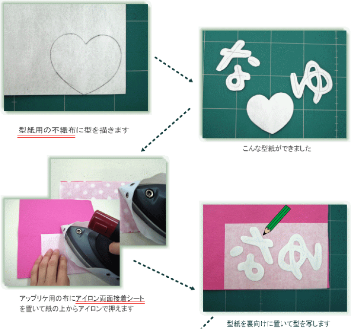 オリジナル　アイロン接着 Amazon | アイロン接着芯地 カットタイプ カラータイプ 紺 50-49