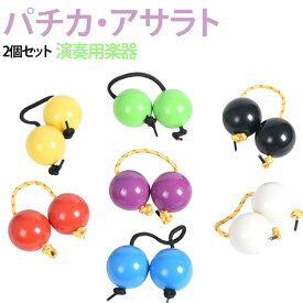 アサラトボール 打楽器 アサラト 音楽玩具 民族楽器 シェイカー 楽器 マラカス 2個セット パチカ バティカ リズム楽器 パーカッション 初心者 子供 大人