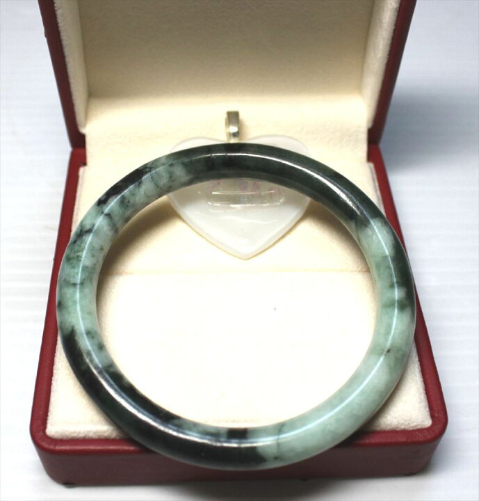 楽天市場】翡翠 バングル ミャンマー直輸入 本物天然翡翠ヒスイ  