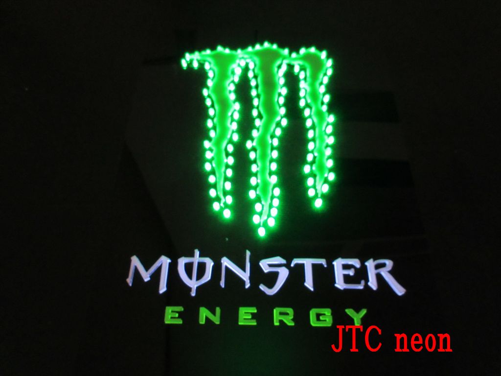 Monster Energy モンスターエナジー LEDボックス LED BOX ネオンサイン 看板 BAR Cafe ネオン管 ネオン看板 |  JTCモール