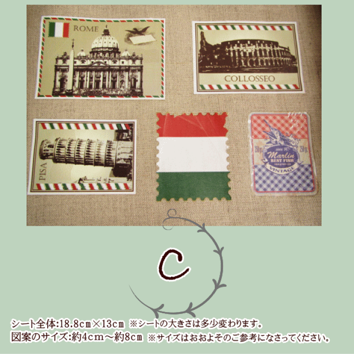 207 ミッキーマウス 花柄アイロン転写シート Disney - かすれミッキー 転写シート ／ アイロン プリント