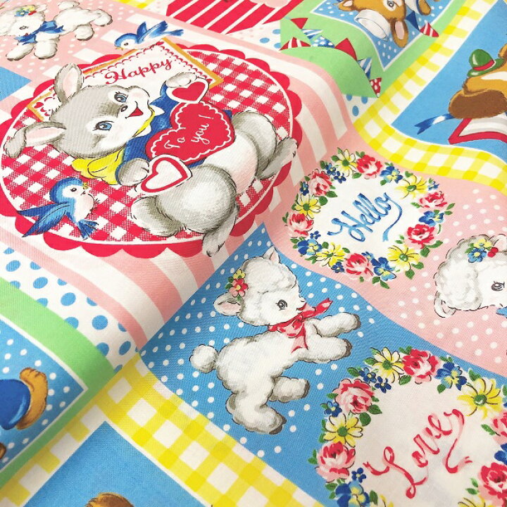 楽天市場】【60cmパネル売り】シーチング生地 QUILT GATE 大きなパッチ 