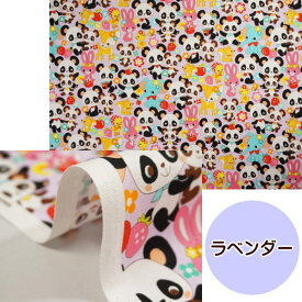 生地 シーチング シーチング生地 レトロフレンズ パンダ ウサギ バンビ ヒヨコ 女の子 綿100％ 布 手芸 レトロ アニマル かわいい