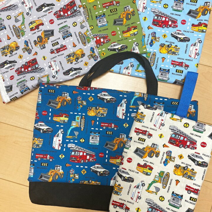 楽天市場 オックス 生地 働く車 と標識 ヒッコリー デニム 風 男の子 おしゃれ レッスンバッグ生地 男 布 手芸 通園 通学 入園 入学 はたらく くるま 車 緊急車両 自動車 かっこいい オックス生地 手芸レースのフェアリーレース