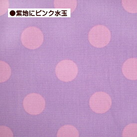 オックス 生地 水玉 ドット 2cm 水玉柄 ドット柄 シンプル おしゃれ 水玉模様 レッスンバッグ 切り替え風 通園 通学 入園 入学 綿100% 手芸 かわいい コットン