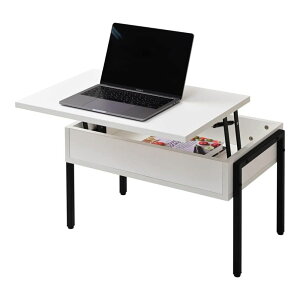 【スーパーDEAL10%ポイントバック】リフティングテーブル 約 幅60 選べる5色 コンパクト 一人暮らしに最適サイズ ミニ 半 完成品 収納 リビング ミニテーブル リフトアップテーブル 送料無料