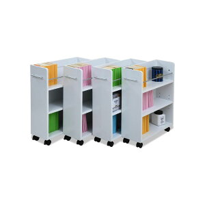 【スーパーDEAL10%ポイントバック】クローゼット収納ラック 4個組 キャスター 付き 押入れ収納 約 幅20cm 約 奥行60cm 隙間 3段 送料無料