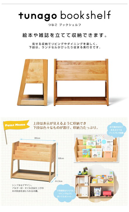 楽天市場】本棚 ブックラック ブックシェルフ ラック 子供部屋用 絵 